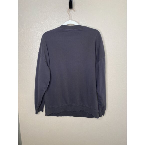 Pink Panther Womens Graphic Sweatshirt Small Black Crewneck Long Sleeve Cotton - Picture 6 of 7